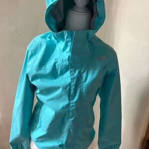 The North Face Light Teal Girls' Hooded Jacket